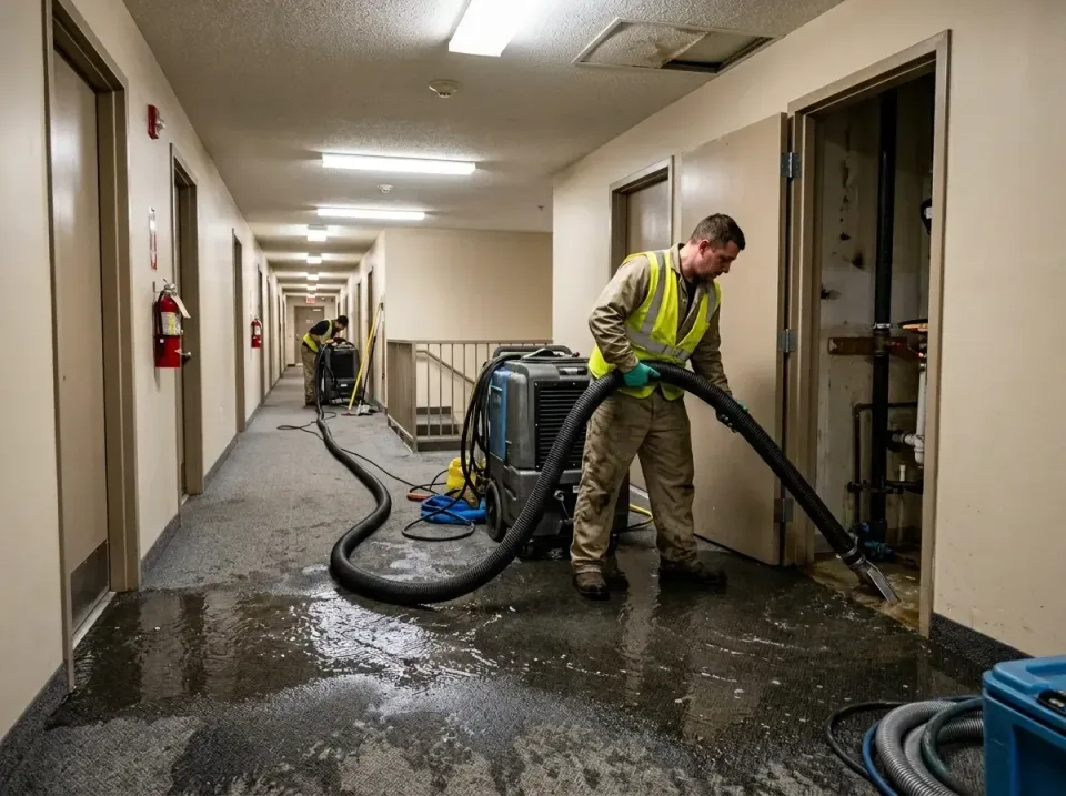 multi-unit-apartment-hallway-f-005 — frequently asked questions, Emergency Burst Pipe Water Extraction & Removal in Maquoket…